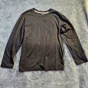 Old Navy Boys Black Long Sleeve Shirt - Size Large (10-12), NWT